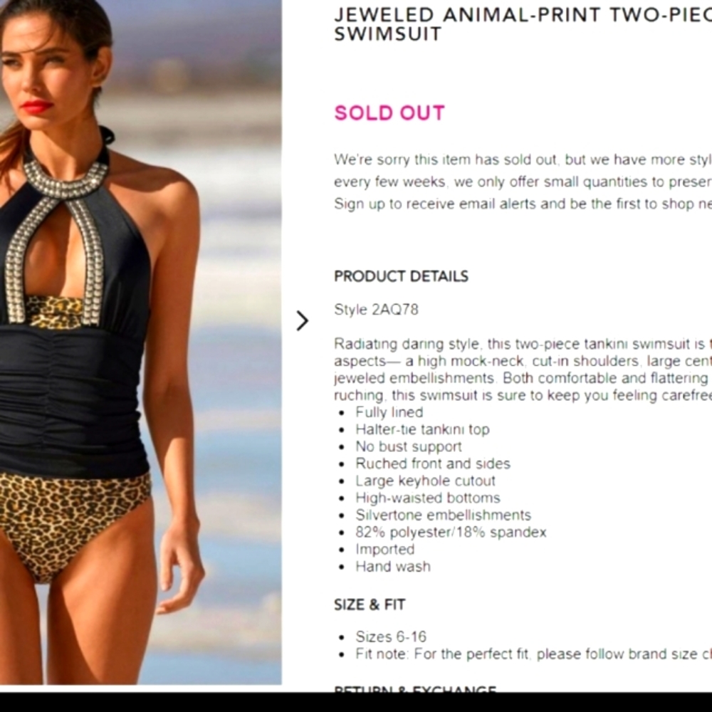 SOLD OUT Boston proper naithani two-piece Swimsuit